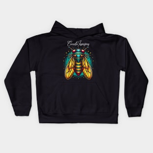 Cicada invasion 2024 Kids Hoodie